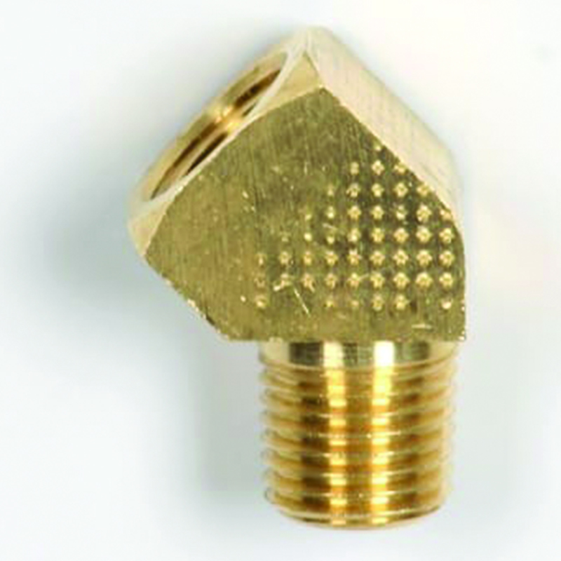 STREET ELBOW 45 DEG  1/4" NPT BRASS