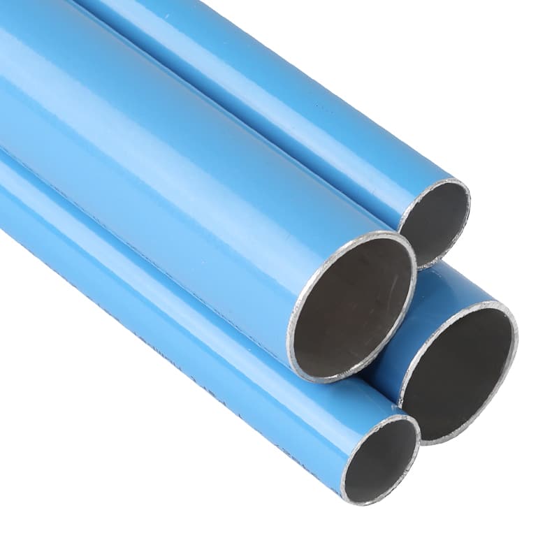 2" ALUMINUM TUBING 19 FT 2 INCHES LONG FASTPIPE   BLUE,  non returnable