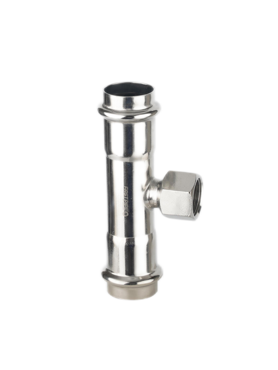 3/4" REDUCING TEE X 1/2" FEMALE NPT COMPRESSED PIPE