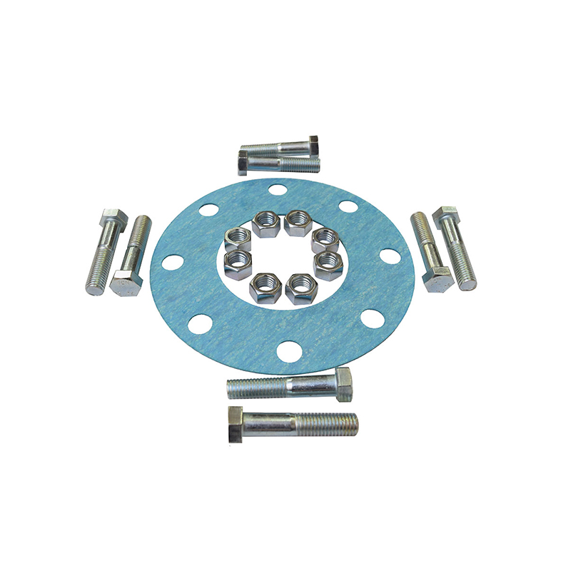 6" FASTPIPE FLANGE GASKET AND BOLT SET,  bolts are 3-1/4"" Long, 8 BOLT HOLE