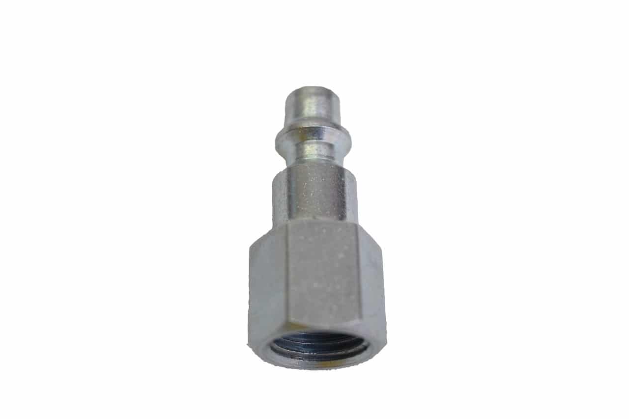 PLUG,  3/8" FEMALE NPT THREAD, SAFETY PUSH BUTTON, INDUSTRIAL STYLE, 70 CFM BODY