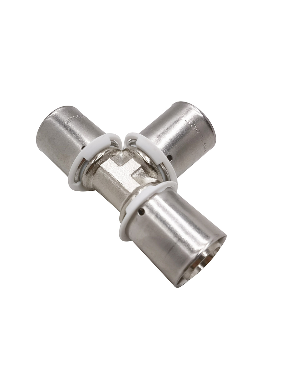 1"  EQUAL TEE  COMPRESSED FLEXIBLE TUBING
