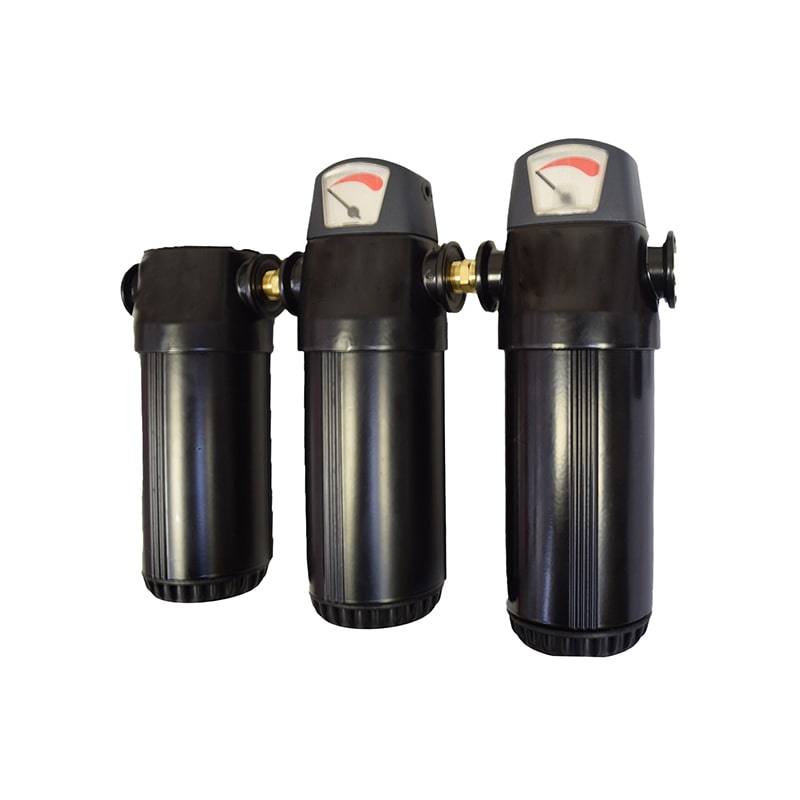 1/4" NPT 15 CFM FILTER ASSEMBLY MOISTURE SEPARATOR-OIL COALESCING-CARBON