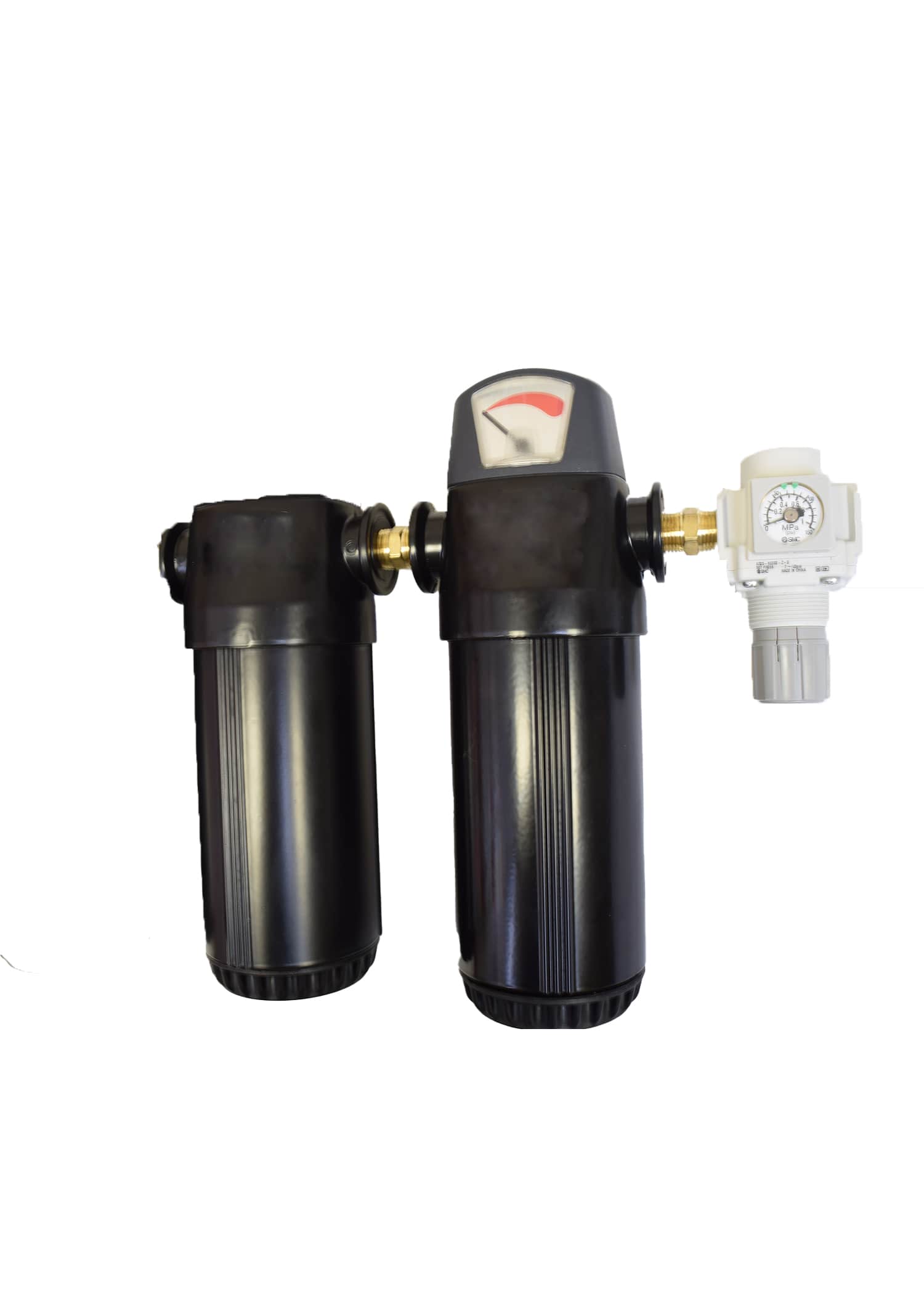1/2" NPT 60 CFM FILTER ASSEMBLY MOISTURE SEPARATOR-OIL COALESCING-REGULATOR